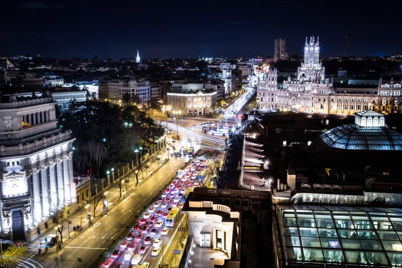 Madrid de noche, foto