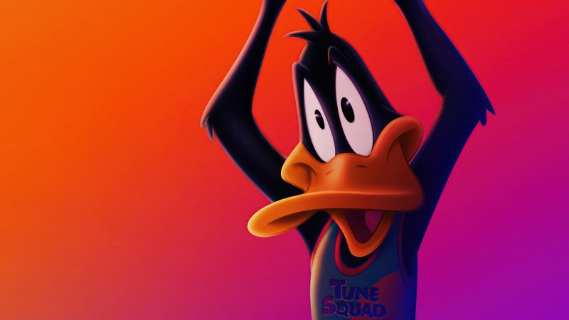 el pato lucas space jam nuevas leyendas wallpapers