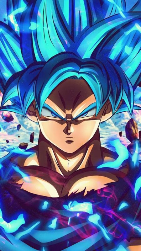 Fondo de Goku Blue para celular