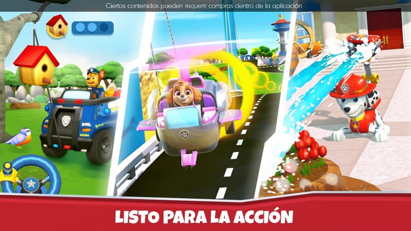 Vehículos del juego de La Patrulla Canina