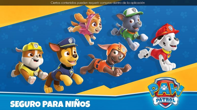 Personajes del juego de La Patrulla Canina al rescate