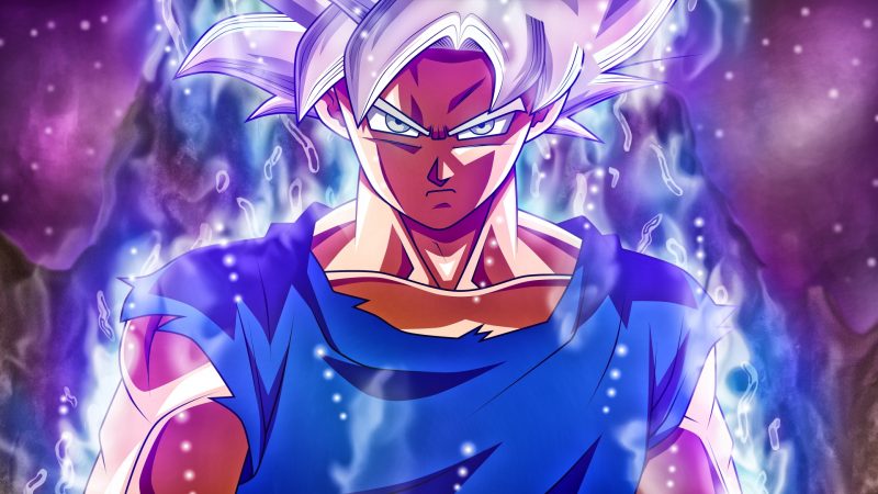 Goku Super Saiyan Silver Mastered Ultra Instinct Dragon Ball Super Anime Fondo de pantalla