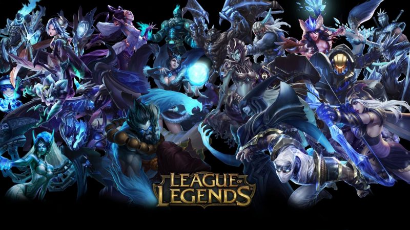 League of Legends personajes poster fondo de pantalla