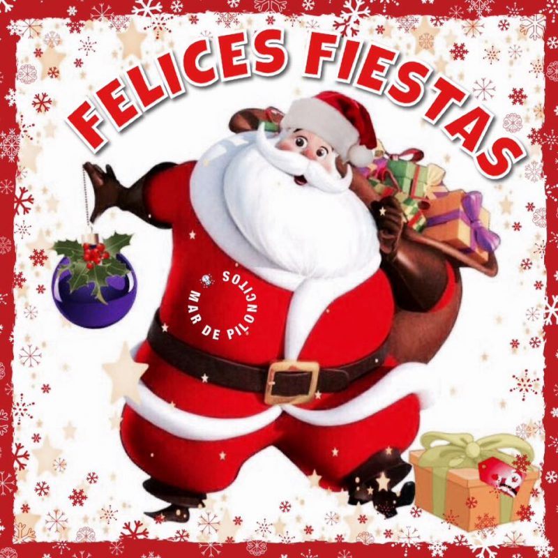 Felices Fiestas imágenes con Papa Noel