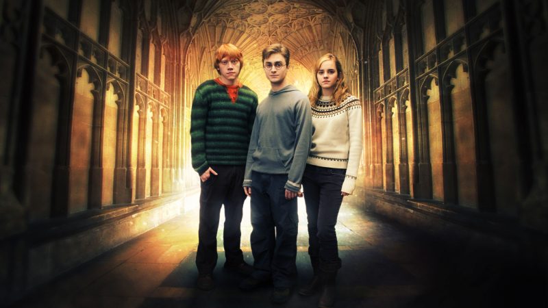 Harry Potter, Hermione y Ron Weasley