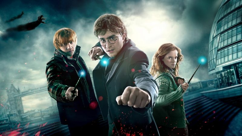 Harry Potter, Hermione y Ron Weasley