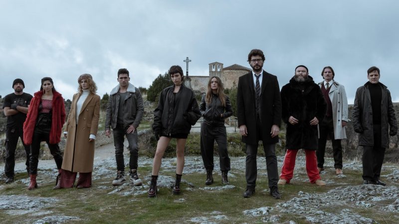 Fotos de La Casa de Papel, serie Netflix