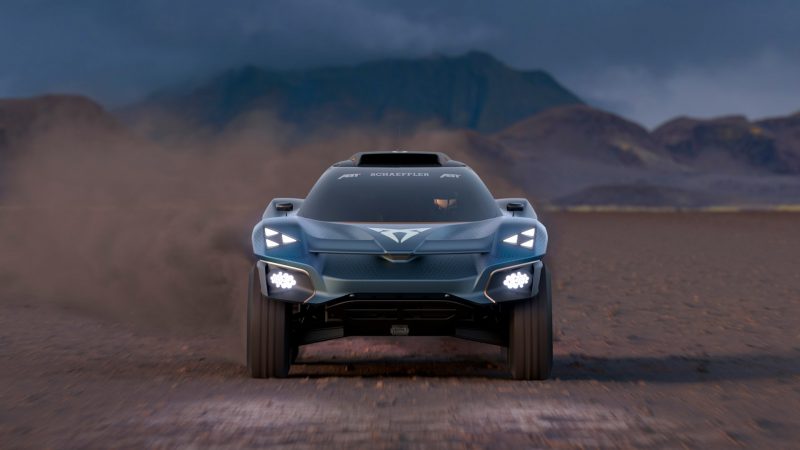 Cupra Tavascan Extreme econcept Offroading