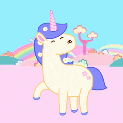 Imágenes animadas de unicornios para niños