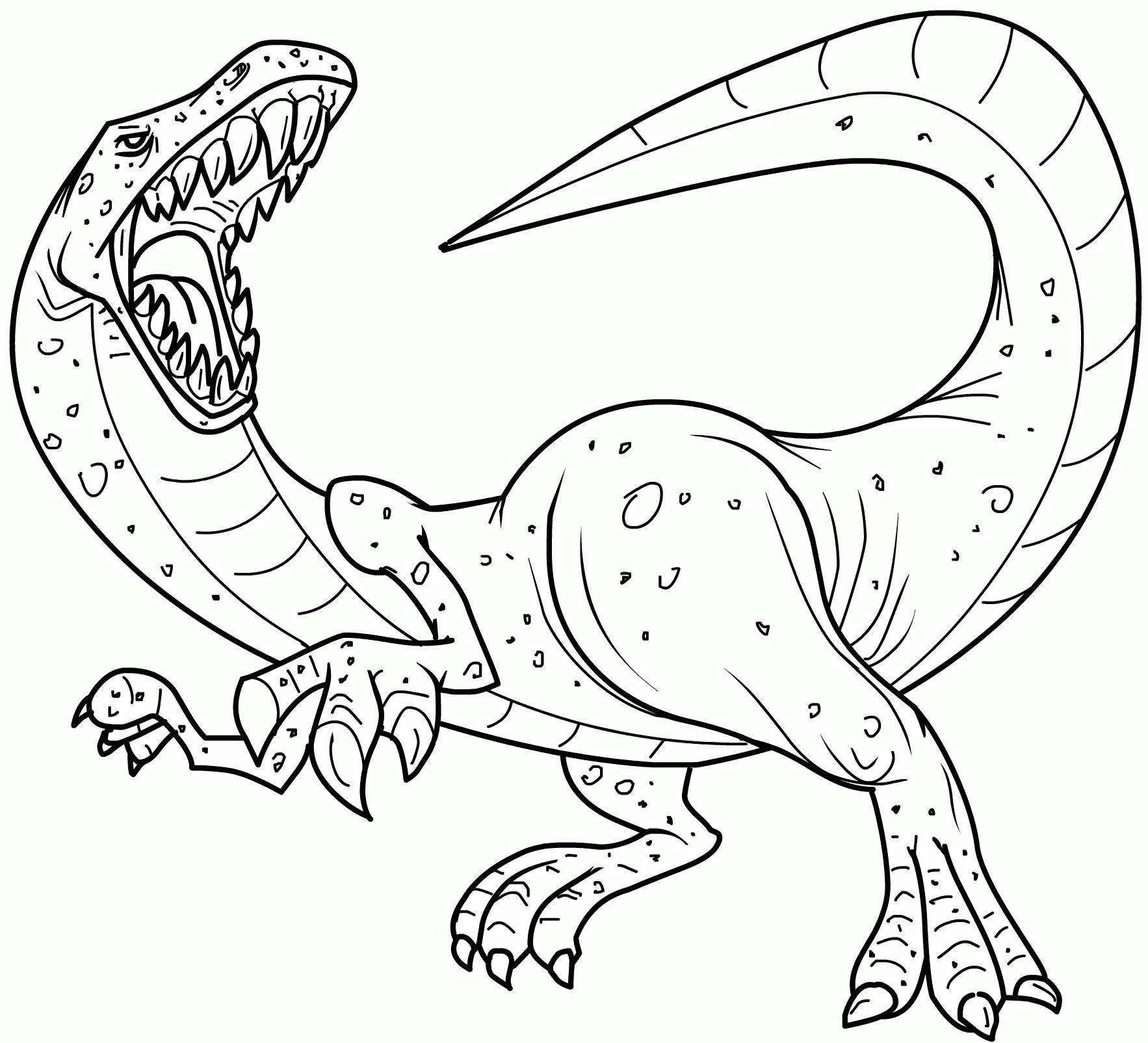 Dibujos de Dinosaurios para colorear, pintar e imprimir gratis