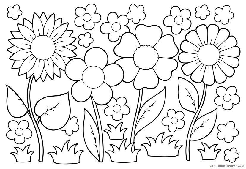 Dibujos de Flores para colorear e imprimir gratis