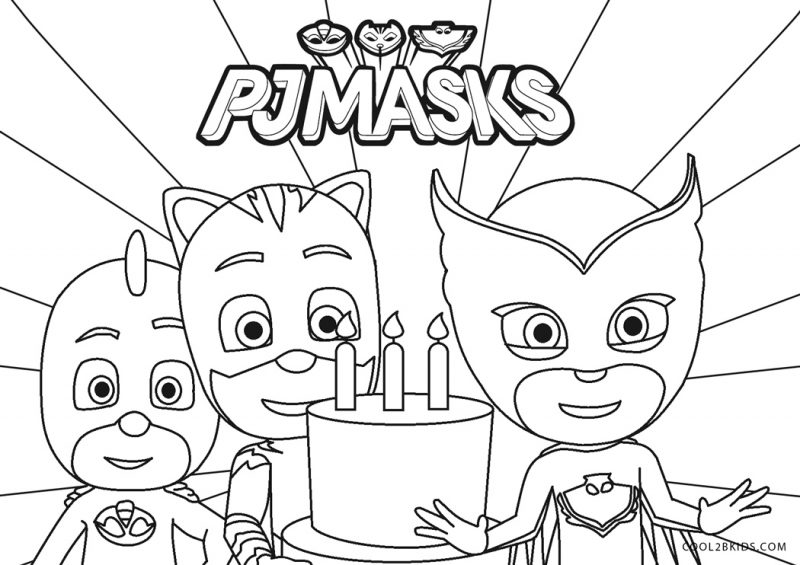 Dibujos de PJ MASKS para colorear e imprimir gratis