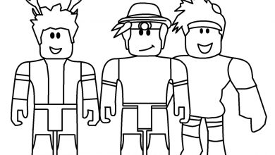 Dibujos de Roblox para colorear