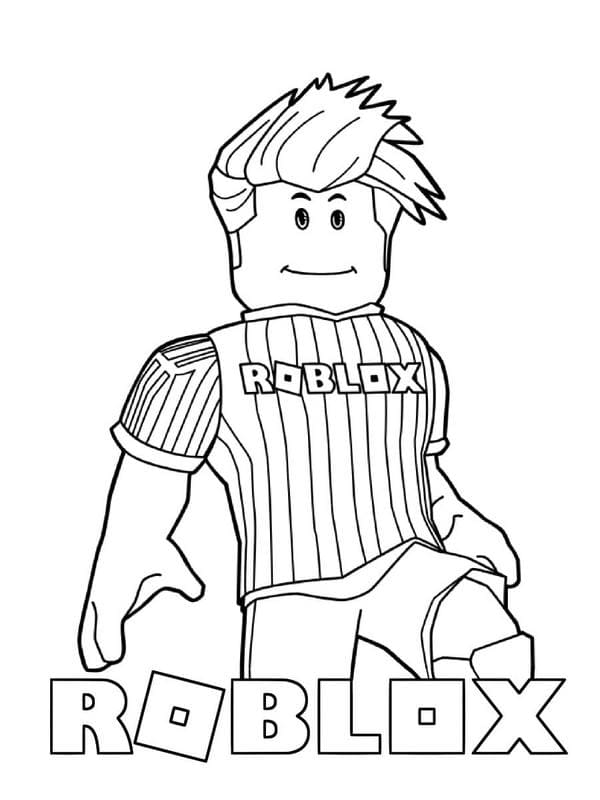 Imágenes con dibujos de Roblox para colorear e imprimir gratis