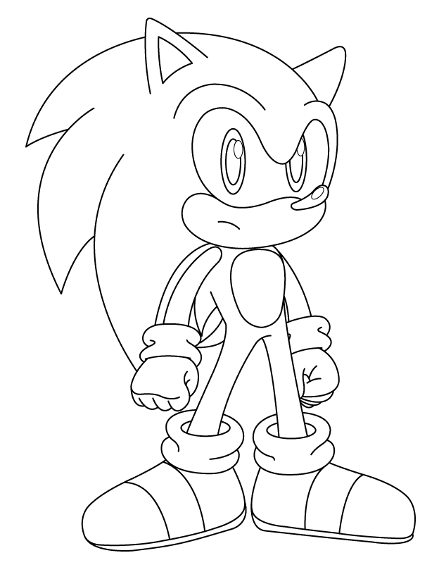 Dibujos de Sonic para colorear e imprimir gratis