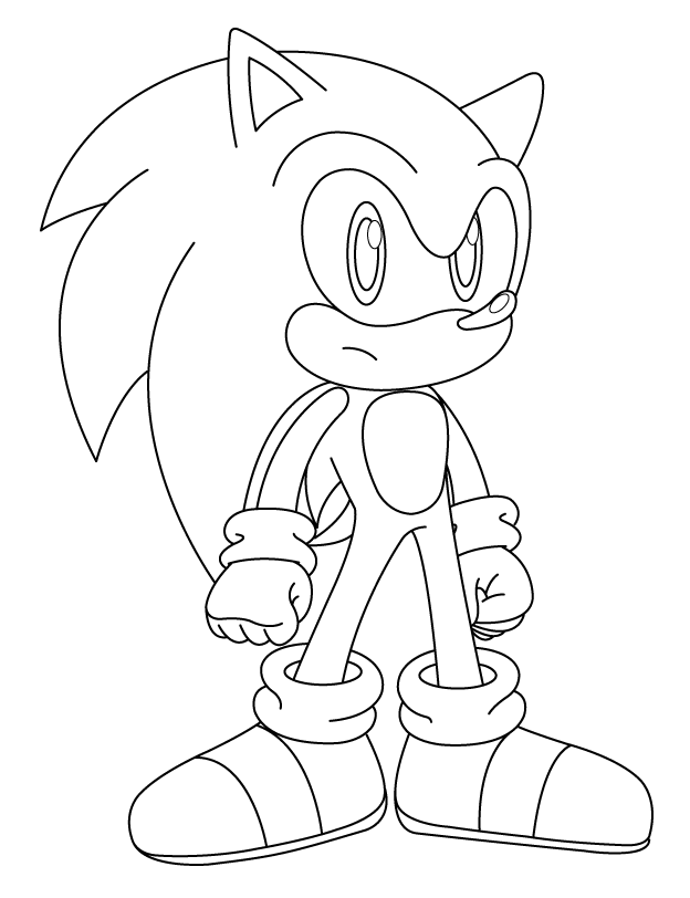 ▷ Dibujos de Sonic para Colorear e Imprimir Gratis