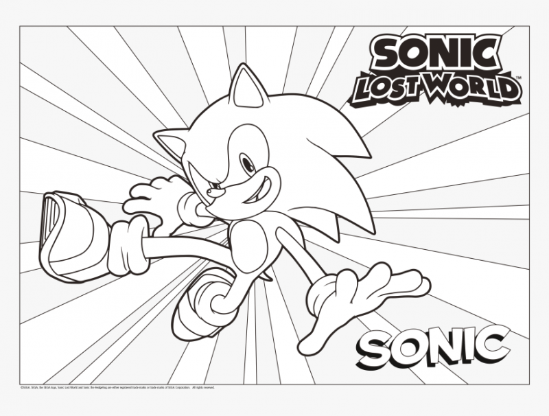 Dibujos de Sonic para pintar, coloring pages