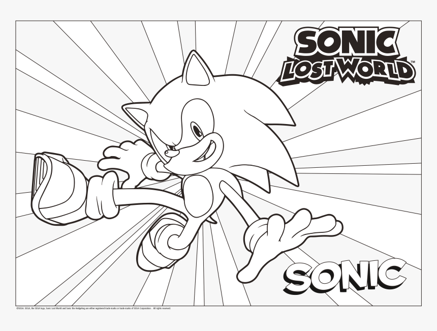 ▷ Dibujos de Sonic para Colorear e Imprimir Gratis