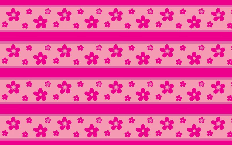 fondos de pantalla de color rosa con flores wallpaper