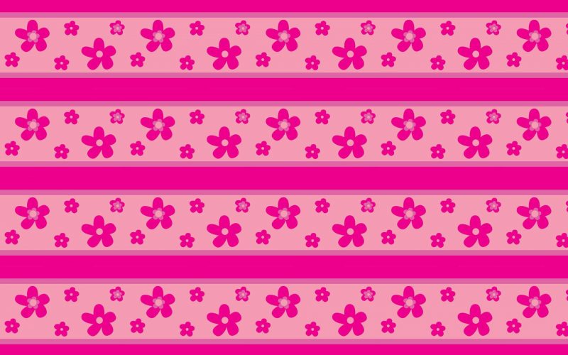 fondos de pantalla de color rosa con flores wallpaper