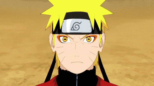 Naruto luchando gif