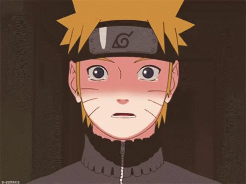 Naruto llorando gif
