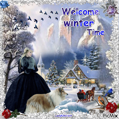 Welcome winter time gifs