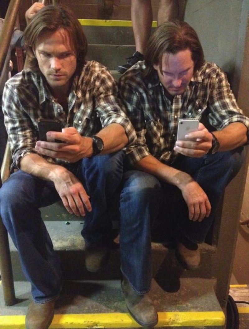 Jared Padalecki y su doble especialista