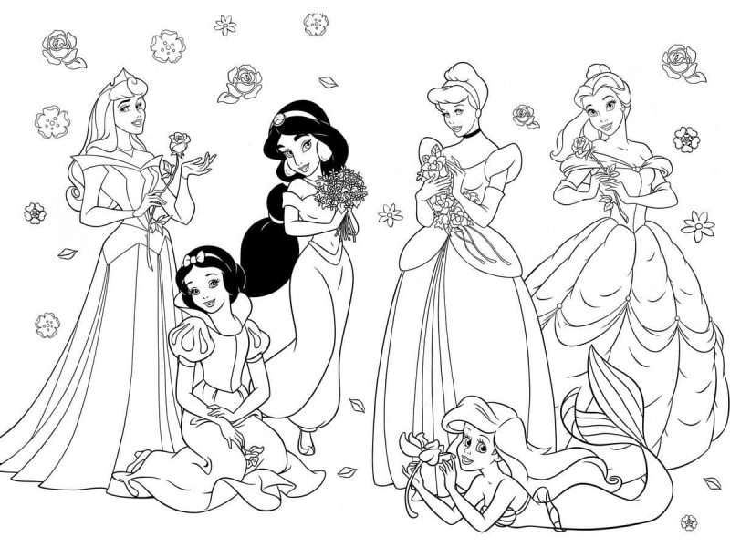 Dibujos Disney para pintar gratis