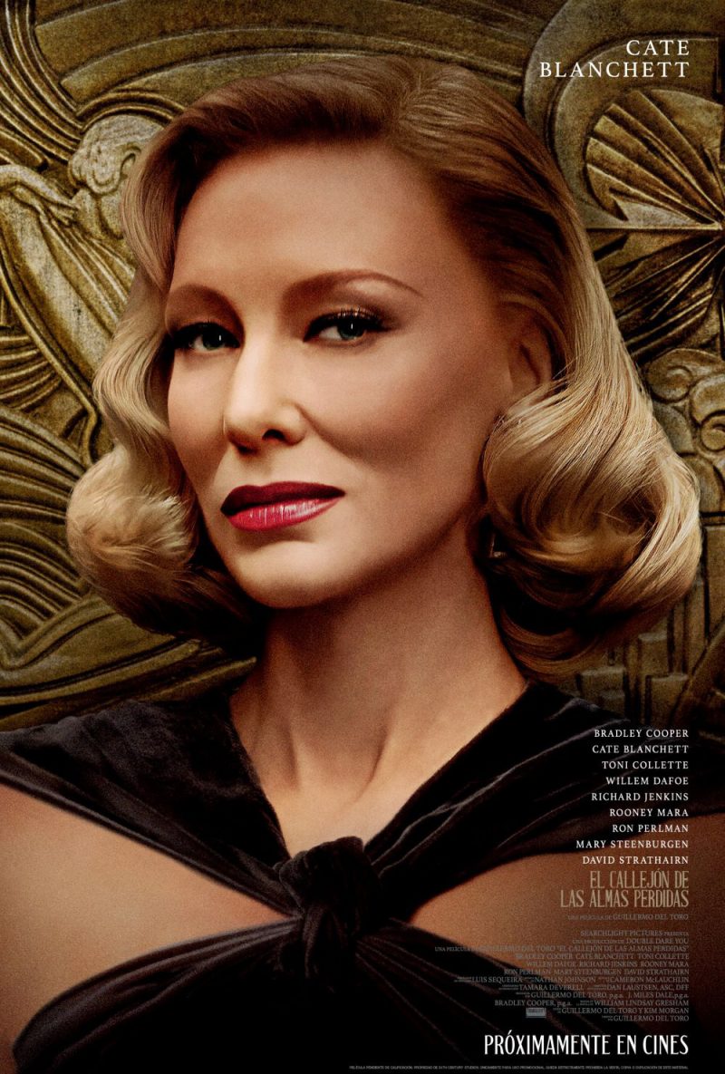 el callejón de las almas perdidas cate blanchett poster oficial