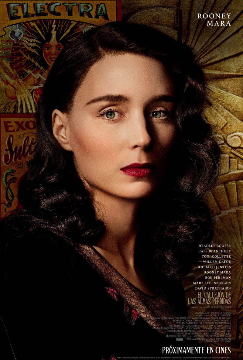 el callejón de las almas perdidas rooney mara poster oficial