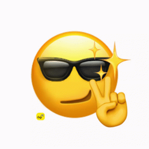 Emoji con gafas de sol