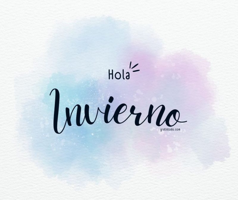 hola invierno felicidades