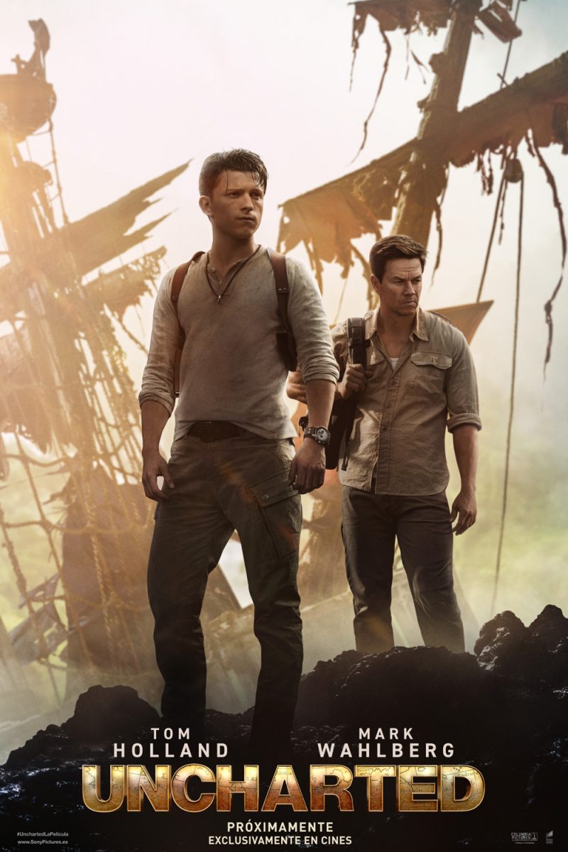 uncharted película 2022 poster oficial