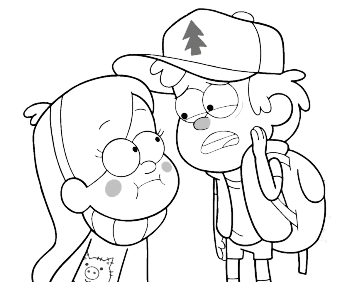 Dibujos de Gravity Falls para colorear e imprimir gratis