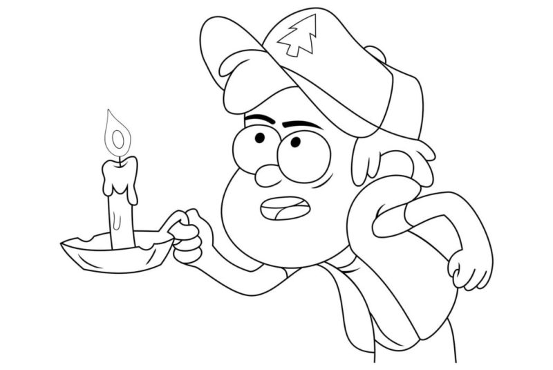 Gravity Falls coloring pages