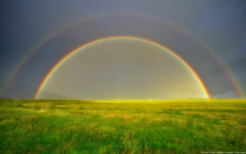 Doble Arcoiris Silt Colorado Estados Unidos