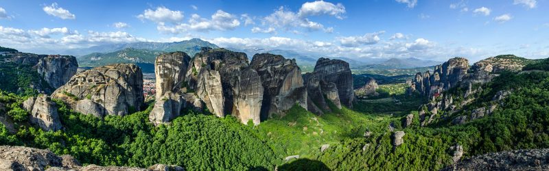 Rocas de arenisca en Tesalia, Grecia