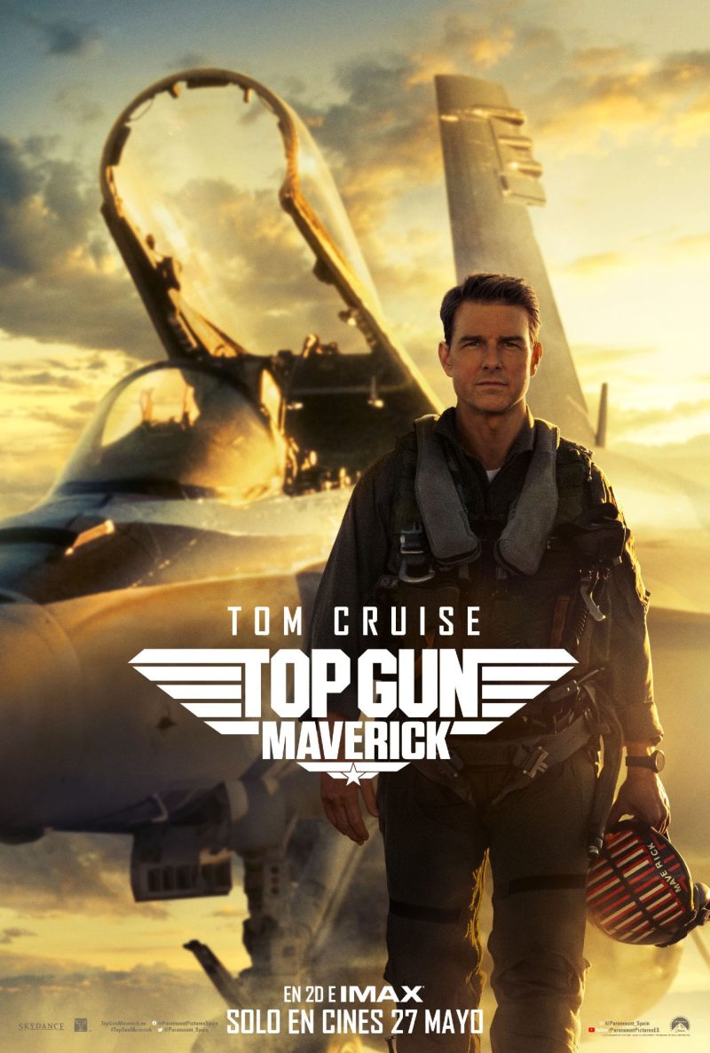 poster oficial película Top Gun Maverick 2022