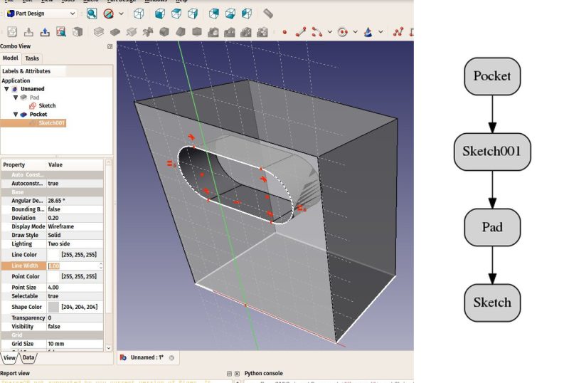 FreeCAD programa gratis de diseño para objetos