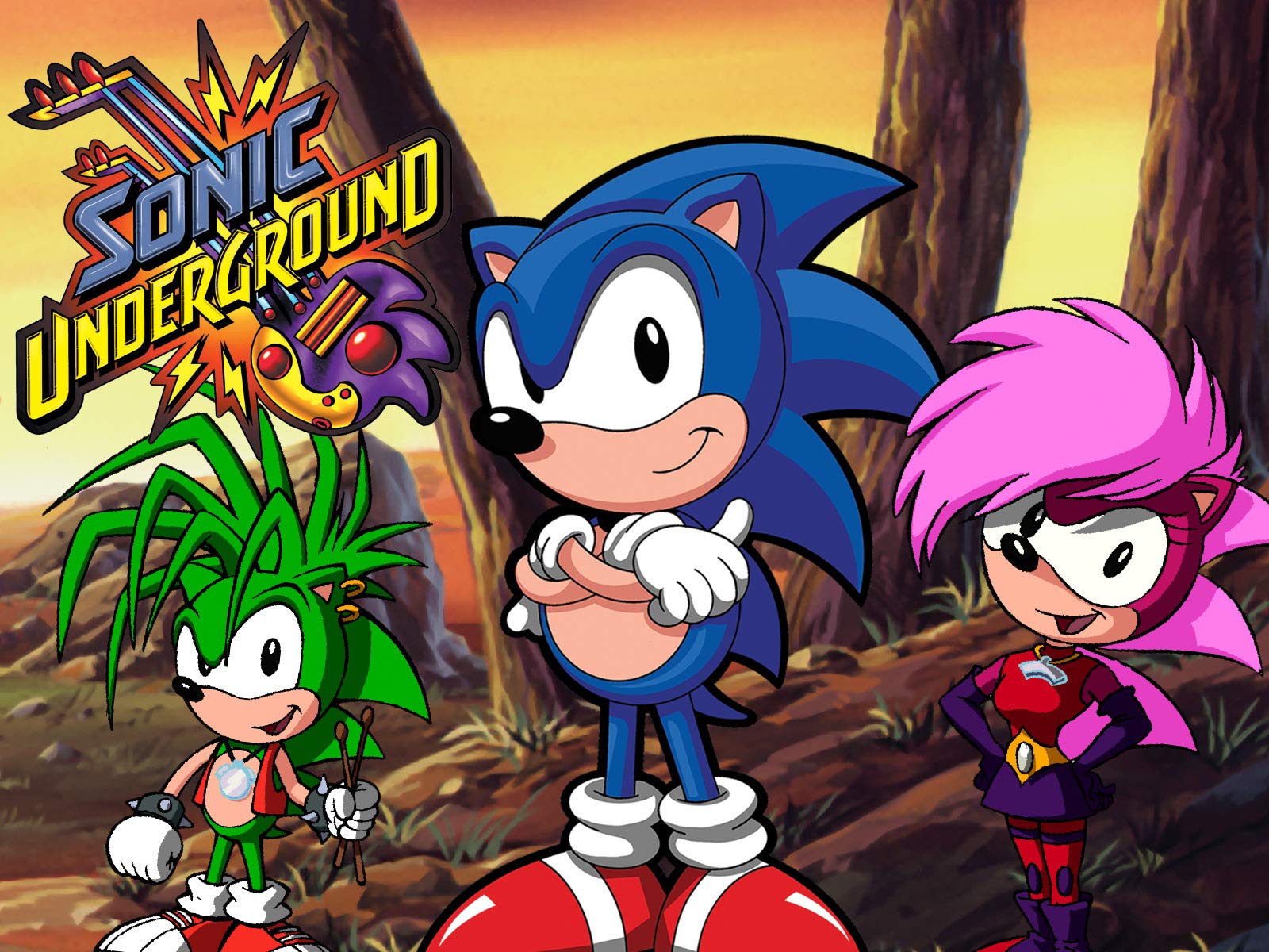 Serie de dibujos animados de Sonic Underground Gratis en español