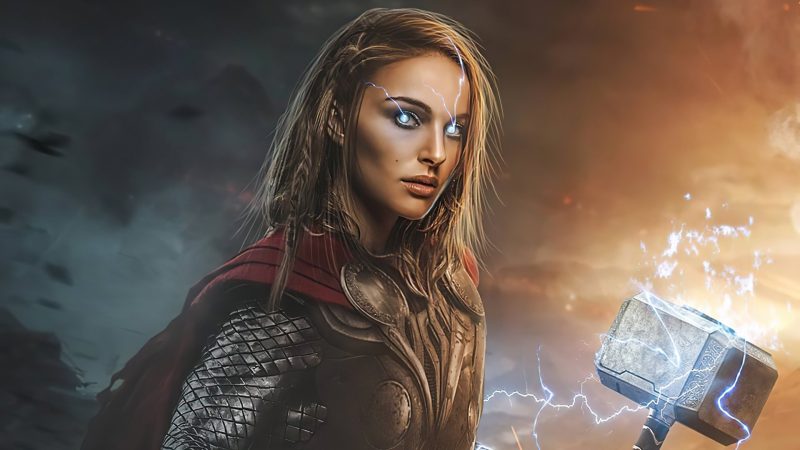 jane foster thor love and thunder wallpapers