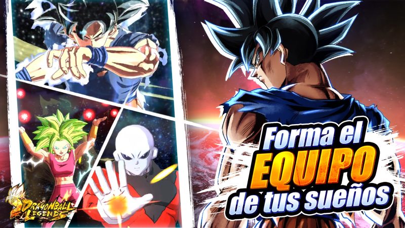 Forma tu equipo de Dragon Ball Legends