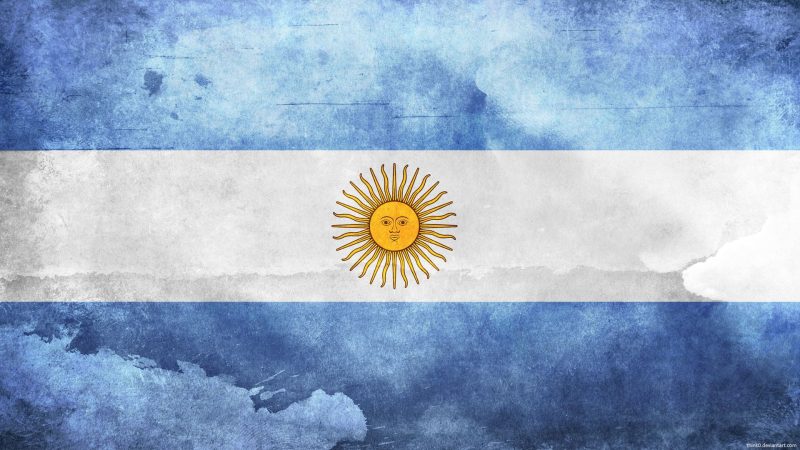 Fondos de pantalla de la bandera de Argentina
