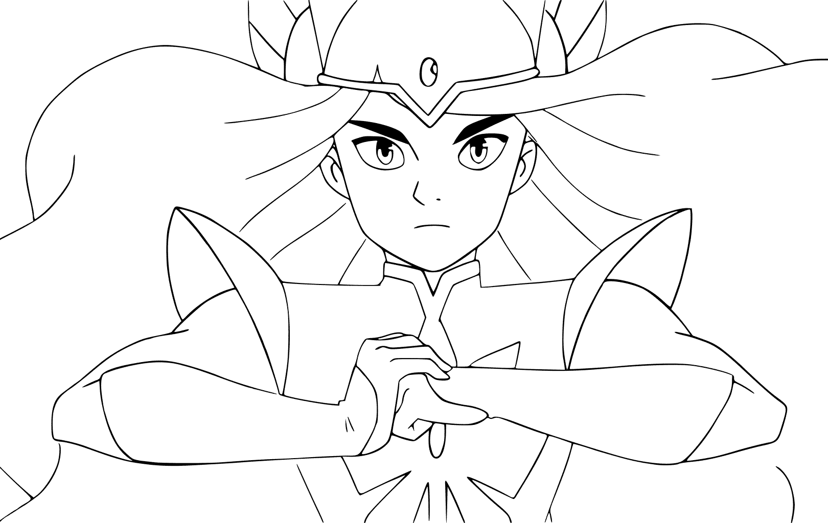 Dibujos para colorear de She-Ra y las princesas del poder