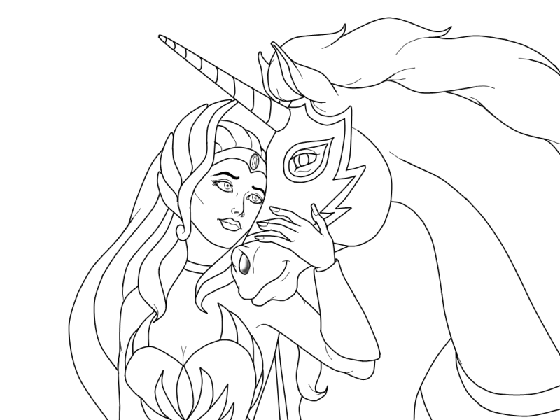 Dibujos para colorear de She-Ra Gratis