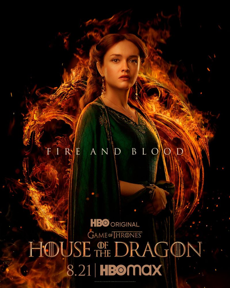 alicent hightower house of the dragon poster