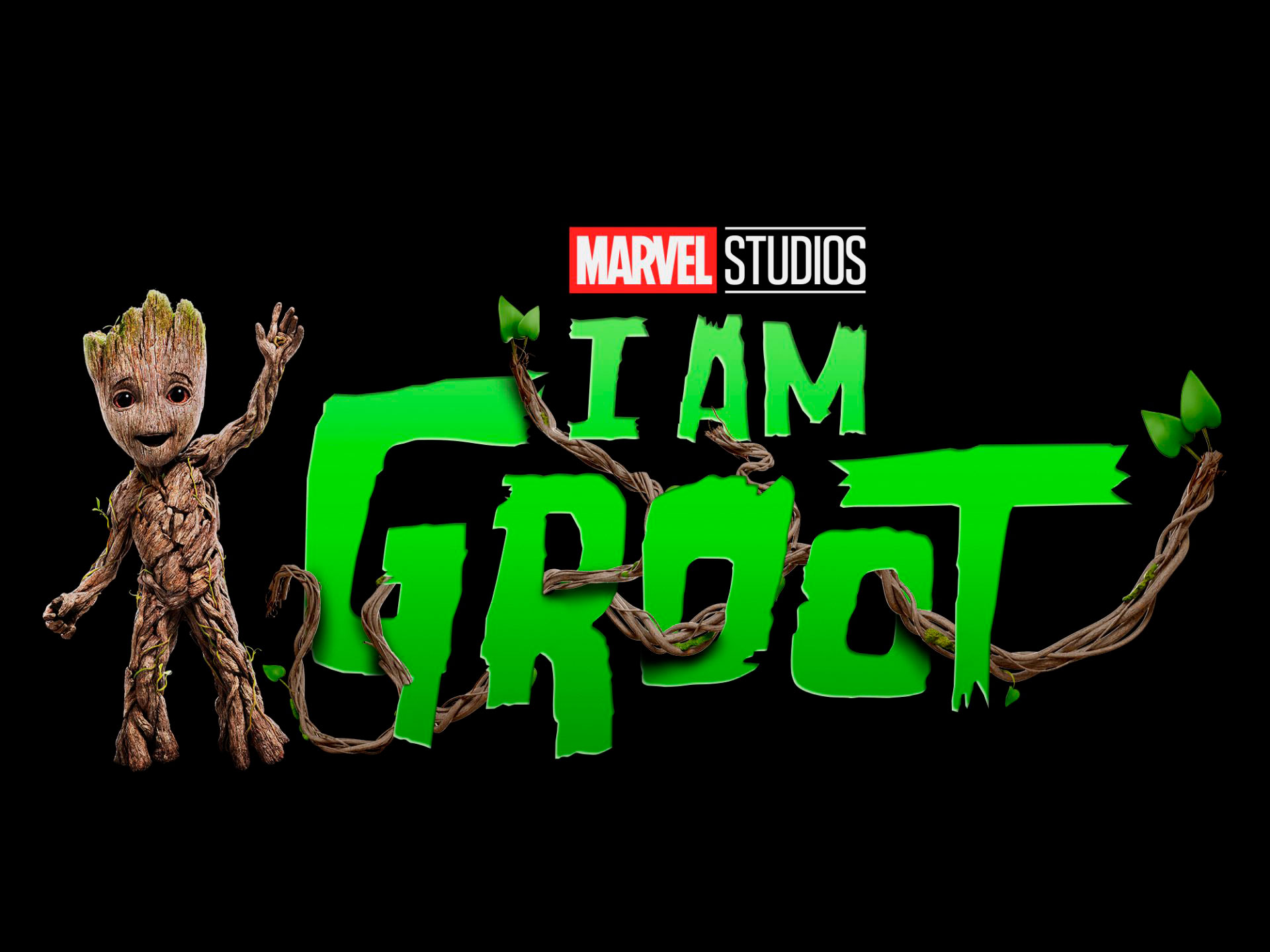 I am Groot Marvel Studios, wallpapers Disney+