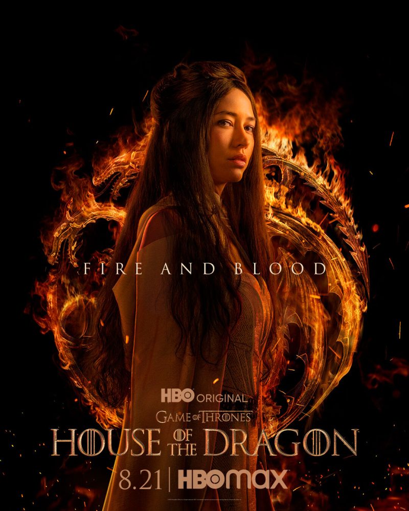 mysaria  house of the dragon poster