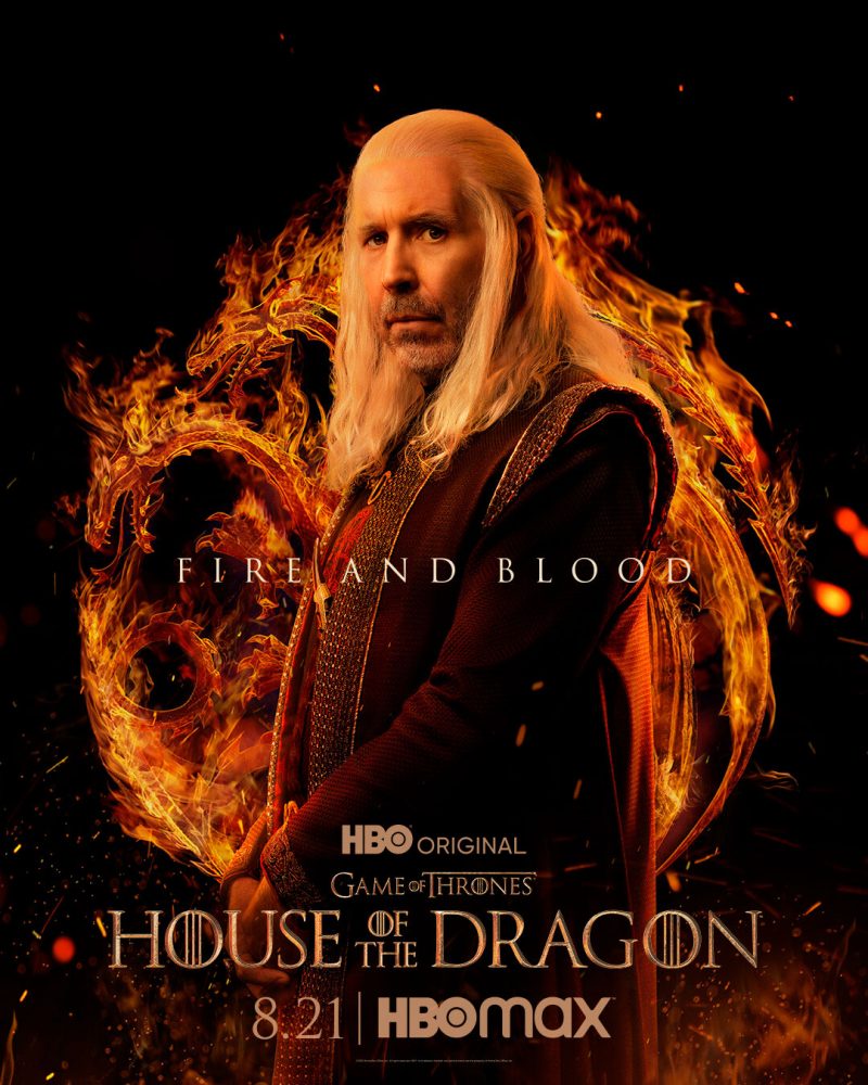 rey viserys targaryen house of the dragon poster